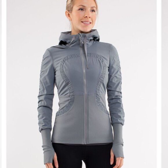 Lululemon Dance Studio Jacket - Blurred Grey - Size 4 - Picture 1 of 16